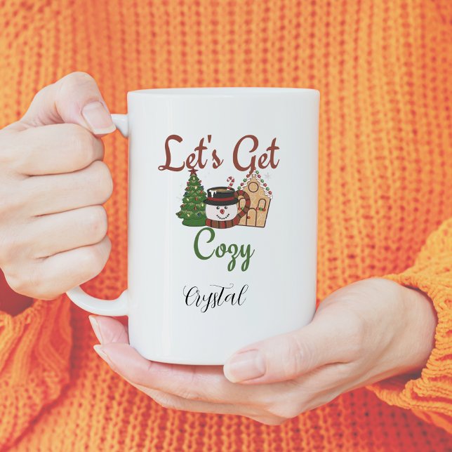 personalised funny Christmas coffee saying Coffee Mug (Creator Uploaded)