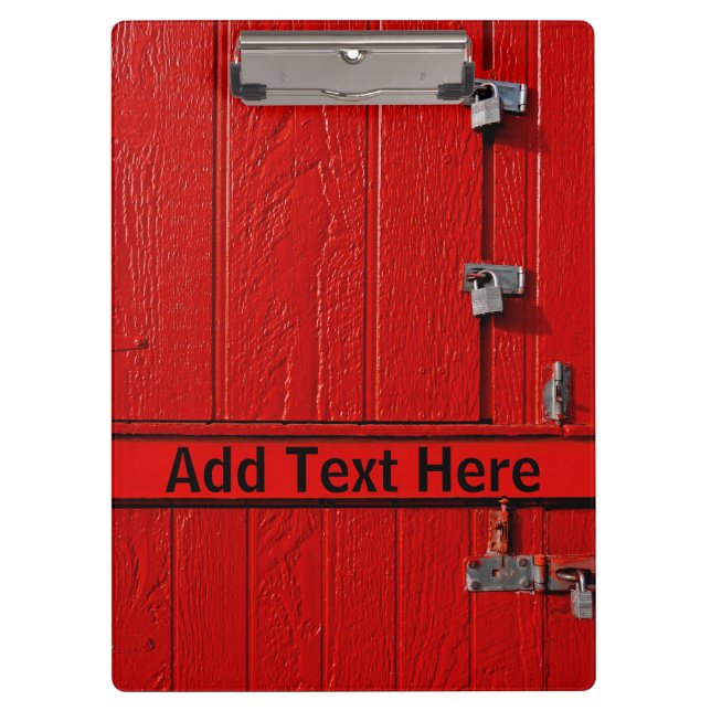 Personalised Funny Cool Cute Unique Clipboard (Front)