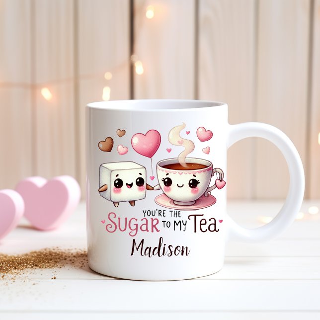   Personalised Funny Couples - Sugar to my Tea Coffee Mug (Creator Uploaded)