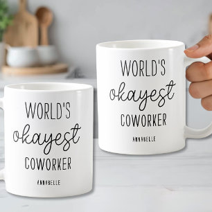 Personalised Funny Coworker Coffee Mug