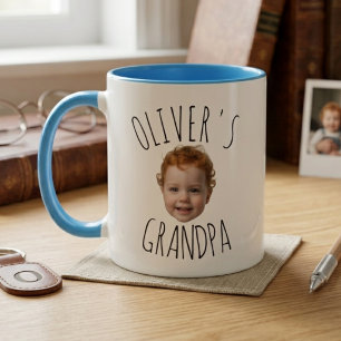 Personalised Funny Custom Baby Face Photo  Mug