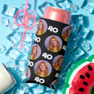 Personalised Funny Custom Birthday Party Favours Seltzer Can Cooler