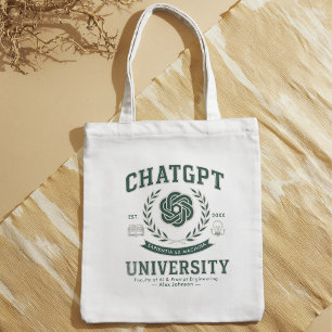 Personalised Funny Custom ChatGPT Graduation  Tote Bag