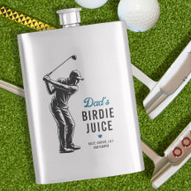 Personalised Funny Dad’s Birdie Juice Golf