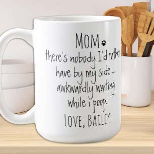Personalised Funny Dog Mum Coffee Mug