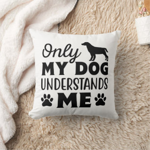 Personalised Funny Dog Quote Designs Cushion