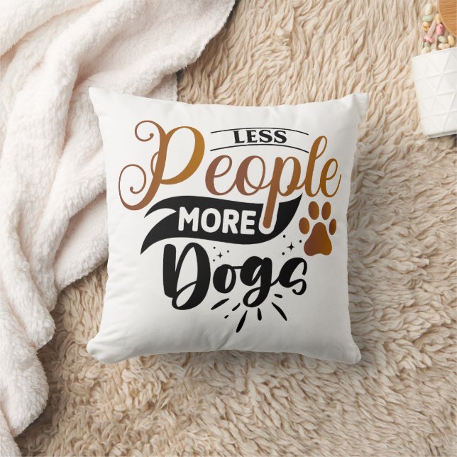 Personalised Funny Dog Quote Designs Cushion (Blanket)