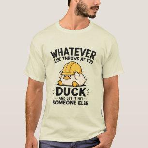 Personalised Funny Duck Mens T-Shirt