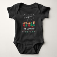 Personalised Funny Face Photo Christmas Elf Family