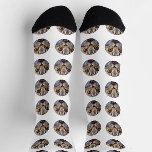 Personalised Funny Face Photo Socks