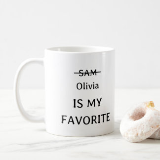 Personalised  Funny Favourite Child Mug, funny gif Coffee Mug