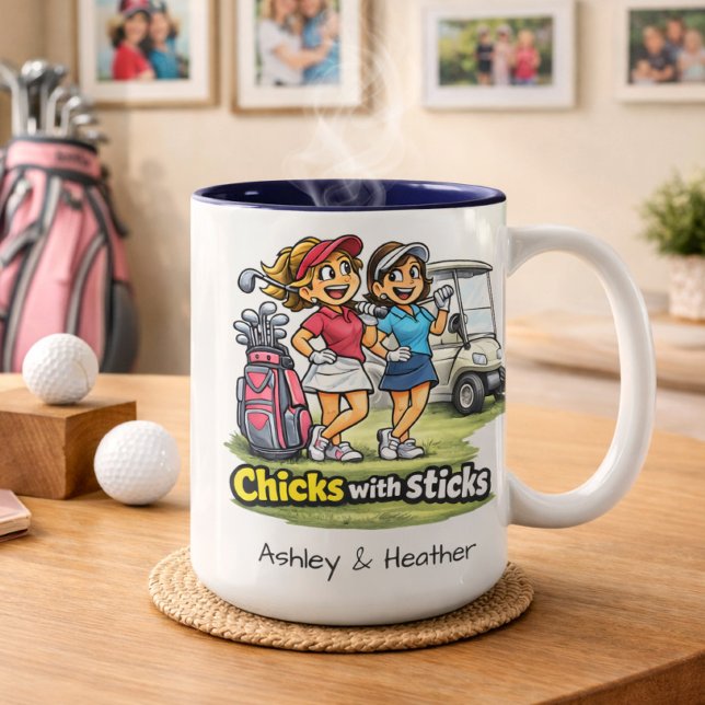 Personalised Funny Golf Buddies BFF Mug (Creator Uploaded)