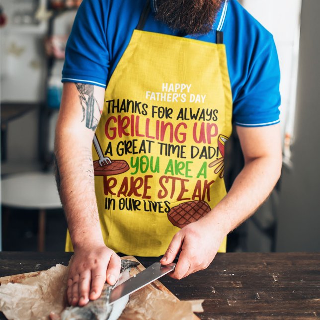 Personalised Funny Grill Chef Daddy Apron (Creator Uploaded)
