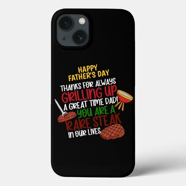 Personalised Funny Grill Chef Daddy Case-Mate iPhone Case (Back)