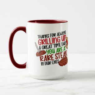 Personalised Funny Grill Chef Daddy Mug