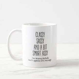 Personalised Funny Humour Trendy Classic Mug, 11 o Coffee Mug