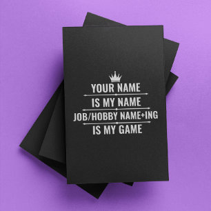 Personalised Funny Job and Hobby Name