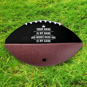 Personalised Funny Job and Hobby Name American Football