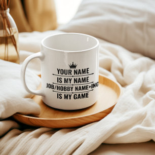Personalised Funny Job and Hobby Name Coffee Mug
