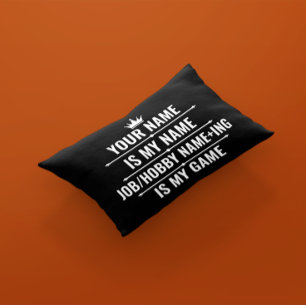 Personalised Funny Job and Hobby Name Pillowcase