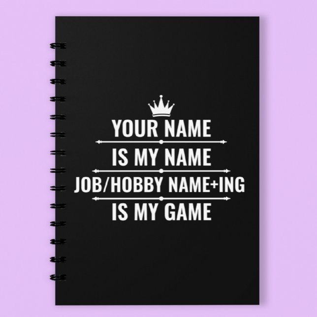 Personalised Funny Job and Hobby Name Planner (Creator Uploaded)