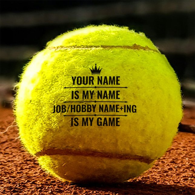 Personalised Funny Job and Hobby Name Tennis Balls (Creator Uploaded)