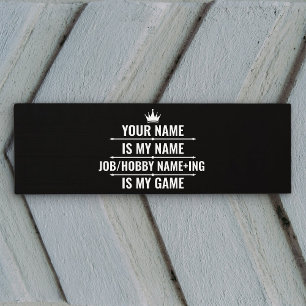 Personalised Funny Job and Hobby Name Yoga Mat