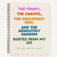 Personalised Funny Kid Quote Memory Parent Humour