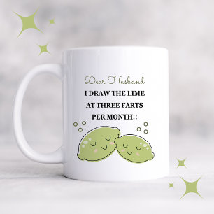 Personalised Funny Lime Mug