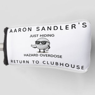 Personalised Funny Lost Balls Golf Head Cover