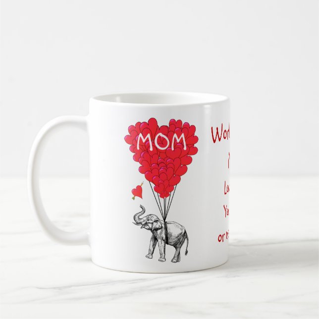 Personalised funny mothers day coffee mug (Left)