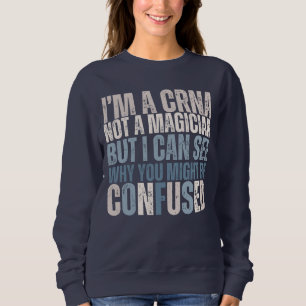 Personalised Funny Nurse Anaesthetist CRNA Sweatshirt