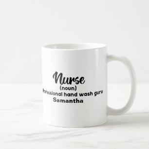 Personalised Funny Nurse Definition  Coffee Mug