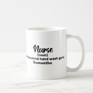 Personalised Funny Nurse Definition Coffee Mug