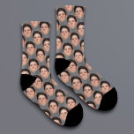 Personalised Funny Photo Face Socks - Slate Grey<br><div class="desc">Make funny socks covered in your face or a friends with this easy to use template. simply upload a cutout of the face or object you with to use with a transparent background, and voila! make sure to crop the image as tightly to the face/object as you can. if you...</div>