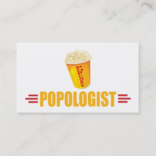 Personalised Funny Popcorn Business Card