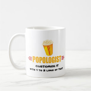 Personalised Funny Popcorn Coffee Mug