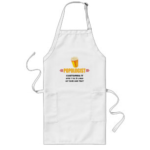Personalised Funny Popcorn Long Apron
