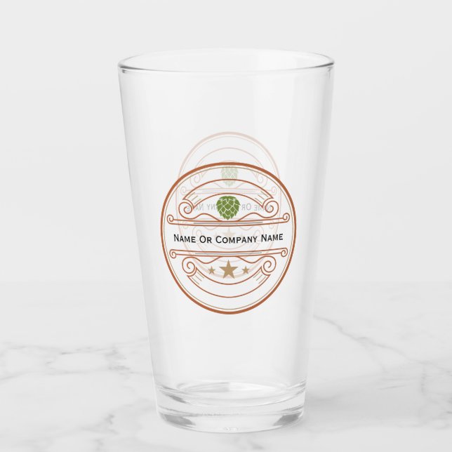 Personalised Funny Prescription Beer Glass (Front)