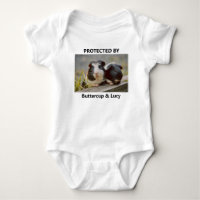 Personalised Funny Protected By Pet Photo