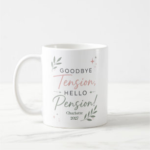Personalised Funny Retirement Gift for Coworker Coffee Mug