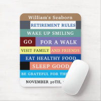 Personalised Funny Retirement Rules Humour
