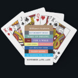 Personalised Funny Retirement Rules Humour Playing Cards<br><div class="desc">Personalised Funny Retirement Rules Humour</div>