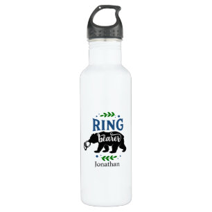 Personalised Funny Ring BEARer 710 Ml Water Bottle