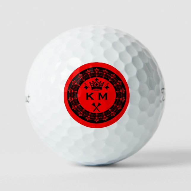 Personalised Funny Royal Golf Ball (Front)