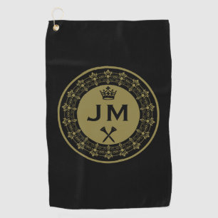 Personalised Funny Royal Golf Ball Towel