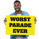 Personalised Funny Running Sports Marathon Garden Sign<br><div class="desc">Celebrate marathon runners in style with our Custom Funny Running Sports Marathon Yard Sign. Featuring bold, easy-to-read yellow and black colours, this personalised yard sign lets you add your own witty message to cheer on participants and bring extra motivation to the race day. Perfect for friends, family, and supporters who...</div>