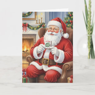 Personalised Funny Santa Bring Me a Joker Mahjong Card
