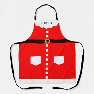 Personalised Funny Santa Claus Costume Christmas  Apron
