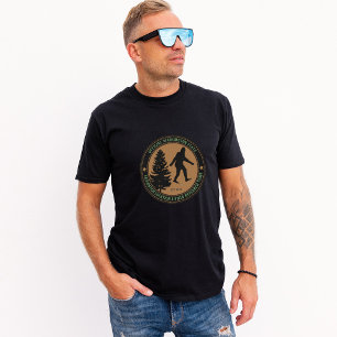Personalised Funny Sasquatch Location and Research T-Shirt